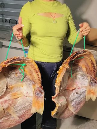 正宗海南儋州红鱼干,天然晾晒红鱼口感咸香下饭,特别是红鱼烧五花肉,红鱼茄子煲,鱼香十足非常好吃#咸鱼干 #红鱼干