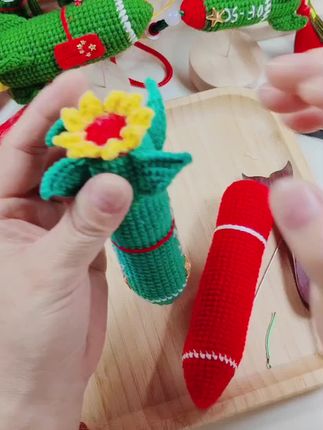 东风5C火焰钩织教程#手工编织零基础教学 #手工钩织教程 #我的手工作品 #钩针教程 #毛线钩织