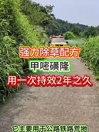 #甲嘧磺隆 #除草剂 #公路除草 #今日创作热点短视频上热门