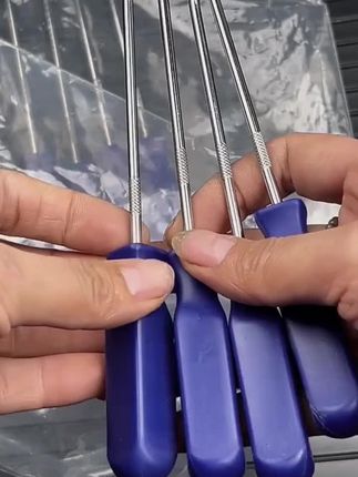 油封起子4件套装组拉拔钩子#挑轮胎石子清理硒鼓加粉工具汽车维修