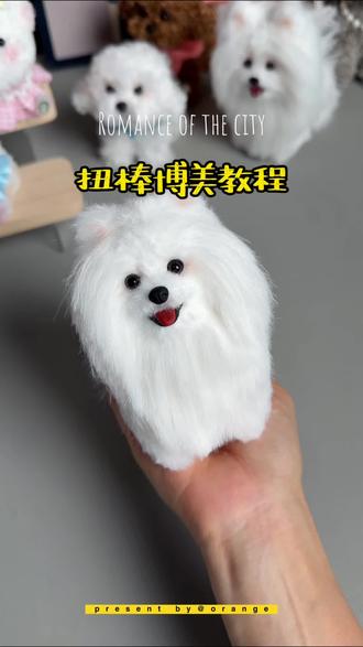 扭棒博美教程#手工教程 #博美 #扭棒教程