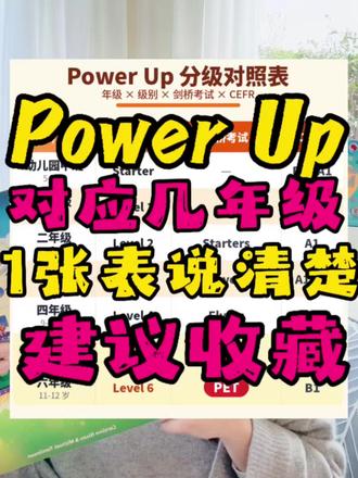普娃牛娃学Power Up,1张表看进度 还在乱给娃报 Power Up?
普娃和牛娃的学习进度完全不一样❗
给你整理好了一张进度对照表
每级别适配年龄、学习节奏、考级规划
清清楚楚,不内卷也不落后
家长收藏直接用👇#power #对应 #英语词汇 #原版教材 #上热门