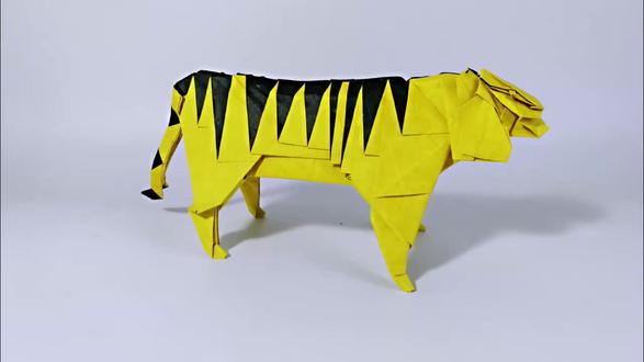 教你折纸小松英夫老虎16 #手工折纸