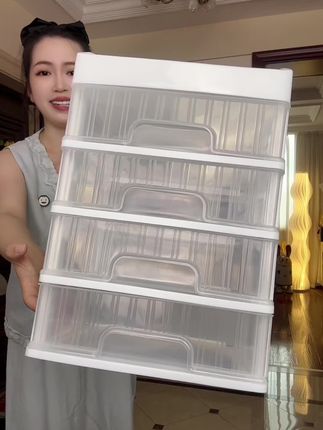 可以收纳化妆品 面膜发饰 项链耳环,收纳文具 用品都很合适!#超便宜超划算#平价好物#收纳整理 #收幼盒#家居好物