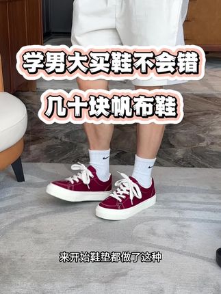 跟着大学生买鞋果然不会出错~几十块帆布鞋怎么穿都不心疼 #环球鞋子 #脚宽脚胖都可以 #休闲鞋 #帆布鞋 #休闲板鞋