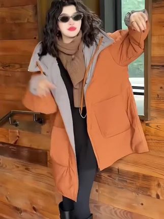 #棉衣 #连帽棉服 #时尚穿搭 #气质女装 #保暖又好看