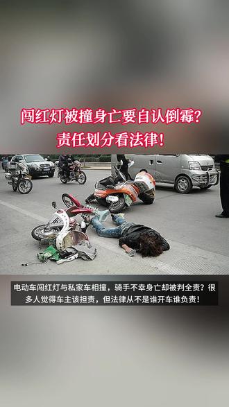 闯红灯被撞身亡要自认倒霉?责任划分看法律! #交通事故责任 #交通事故赔偿 #损害赔偿 #抖来普法2026 #交通事故