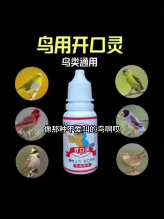 鸟用开口灵上口灵提性适用麻料蜡嘴百灵颠頦黄雀贝子鸣叫鸟食饲料#鸟用开口灵#养鸟人