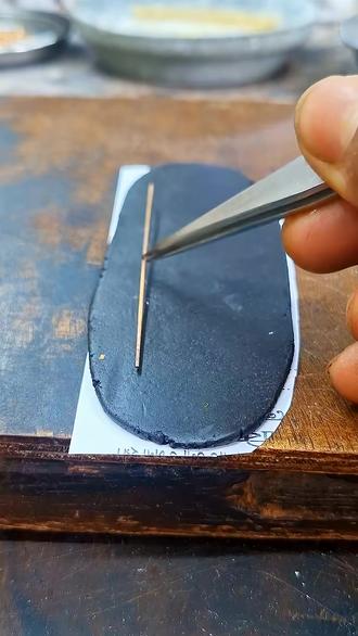 金色印度环形耳环制作