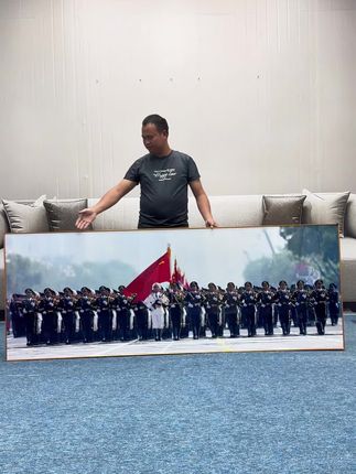 #铭记历史勿忘国耻吾辈自强 #任何文案都不及亲眼所见的震撼 #93阅兵 #退伍不褪色 #装饰画
