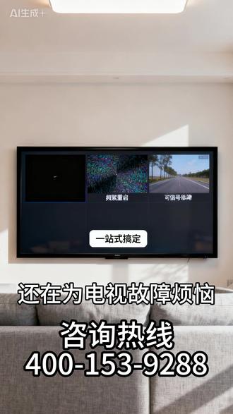 达州电视有声音没图像 达州400☎️153☎️9288达州电视有声音没图像,别急!专业维修团队快速响应,解决电视黑屏、花屏、闪屏等常见问题。无论是海信、TCL、小米还是索尼、三星,无论品牌多复杂,我们都能精准定位故障,高效修复。达州本地服务覆盖:通川区、渠县、大竹县、宣汉县、南江县、邻水县、开江县、平昌县、万源市、巴中市,全面保障您的使用体验。电视出现无画面、屏幕异常、信号中断等问题,均可一键预约上门检修。我们不仅提供专业维修,还支持系统优化、网络调试、硬件更换等一站式服务。技术过硬、价格透明、售后无忧,让您的电视焕然一新。遇到电视故障别慌张,随时拨打400☎️153☎️9288,专业团队为您排忧解难!#达州电视没信号 #达州电视屏幕碎了 #达州电视维修价格 #达州电视背光不亮 #达州电视指示灯不亮