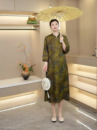 #秋款新品#秋款连衣裙#新中式连衣裙#新中式穿搭#新中式女装