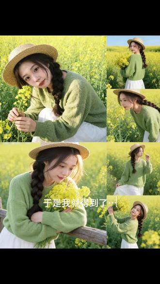 豆包,你太权威了了,油菜花出片系列#豆包ai#豆包出大片有两把刷子 #油菜花的季节 #出游穿搭