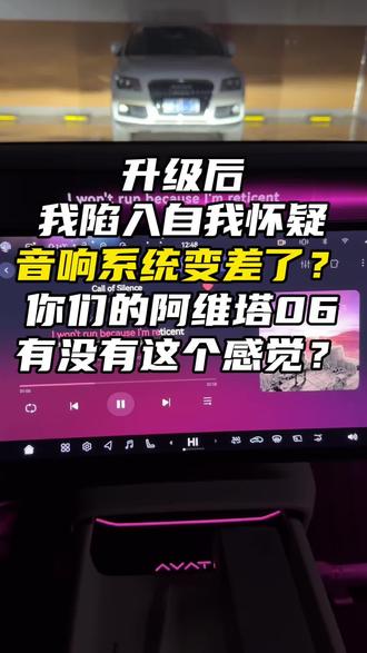 升级完成反而音响效果变差了?是不是我耳朵不好使了啊 #阿维塔06 #阿维塔ota ads4.1