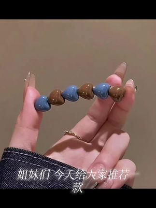 海盐奶咖~发夹女爱心边夹前额一字发卡碎发刘海夹子头饰2025新款#发饰 #每日分享 #珍珠 #菩提手串
