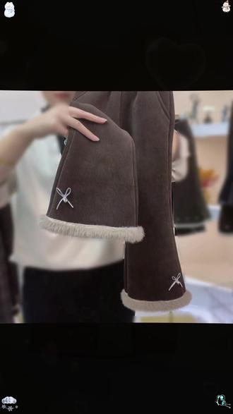 巨舒服巨洋气!新年就给女儿穿这样超百搭的喇叭裤!还是加厚绒的!巨暖和#女童加绒喇叭裤 #儿童裤子加绒 #高品质童装 #冬季穿搭