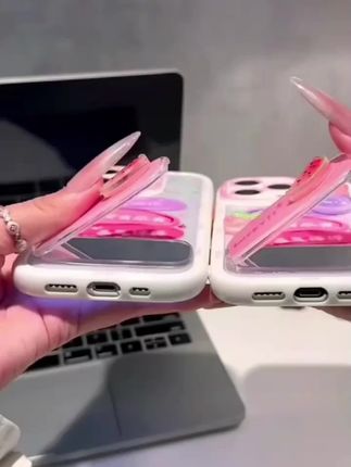 莓有烦恼适用苹果16/iPhone15华为P70/vivo/小米15无边框手机壳女