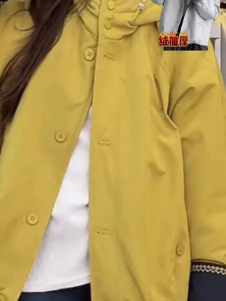 #加绒加厚2025冬季新款宽松韩版连帽派客服外套女休闲棉衣棉服#好物推荐🔥 #爆款热卖中 #抖音小助手#大数据推荐给有需要的人