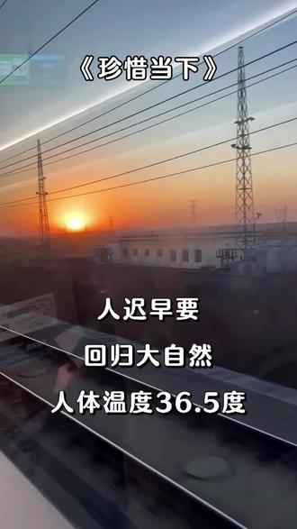 《珍惜当下》 人迟早要回归大自然
人体温度36.5度,一年有365天;
人体有四肢,一年有四季;
人体有12条经络,一年有12个月;
人体脊椎有24节,一年有24个节气;
人有七窍,一个星期有7天;
人体水分占70%,地球上的水资源也是70%。
珍惜当下,开心过好每一天。因为在不久的将来,我们终将走完这漫长而又短暂的一生,退出这段历史舞台。
若干年以后,我们所来过这世间的痕迹都会被时光洗刷的干干净净,永远的淹没在岁月的长河里,就像从未来过一样。
我们奋斗一生,带不走一草一木;我们执着一生,带不走一份虚荣爱慕……