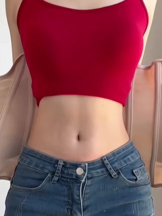 今天还是最爱的粉底液色~ #显白穿搭 #夏季束腰#氛围感#misthin束腰