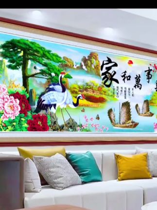 客厅沙发背景墙装饰画,多款可选,即美观又大气,客厅背景墙装饰贴画