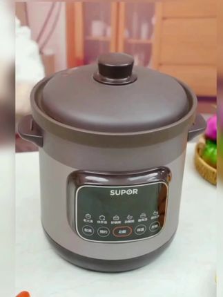 苏泊尔电炖锅紫陶砂锅家用大容量智能陶瓷快速煲汤锅插电全自动#好物推荐 #砂锅 #厨房好物