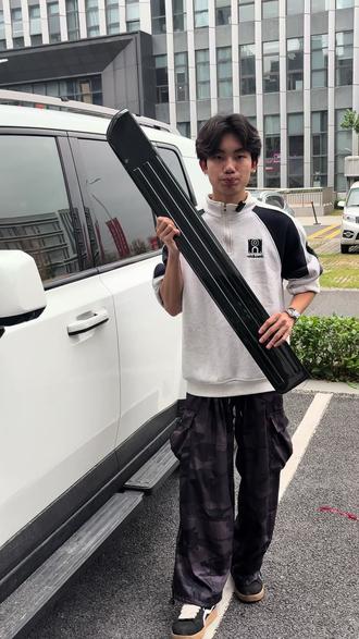 奇瑞ICARv27改装分享踏板门槛条 不想新车落地没多久就布满划痕污渍的,真心推荐大家加装上这一个门槛条#奇瑞 #ICAR #奇瑞汽车 #ICARv27 #门槛条装饰