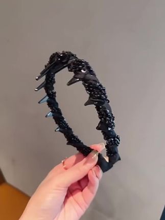 路易斯巴黎王妃发箍女2025新款带齿碎发洗脸头箍高颅顶高级感发卡#头饰发饰 #可爱 #美出高级感 #好物推荐🔥