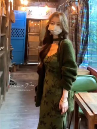 #韩系韩系 #复古文艺 #慵懒风穿搭 #温柔穿搭 #今日穿搭look
