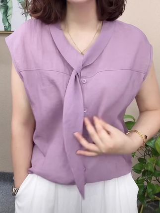 #女装 新款时尚洋气短袖袖#穿出高级感
