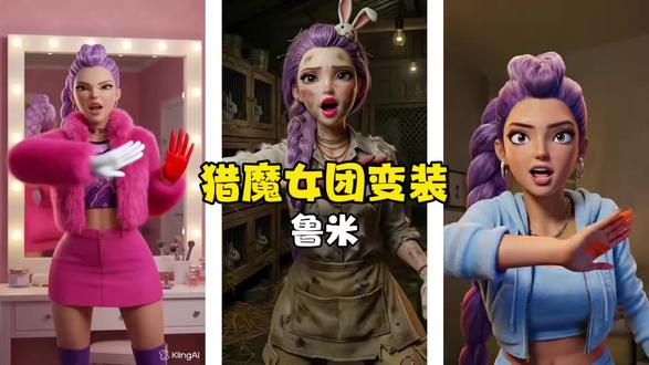 乞丐版鲁米小姐姐太可爱了#二次元 #猎魔女团