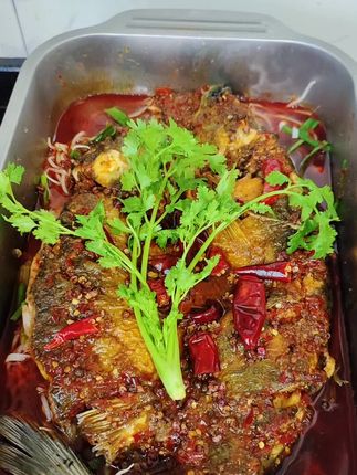 外面138一份烤鱼,在家38就搞定关键干净卫生还好吃!#料达烤鱼料