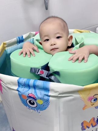 免充气宝宝腋下圈游泳圈适用于3个月以上至3岁宝宝#爱洗澡的宝宝 #爱玩水的小朋友 #游泳圈