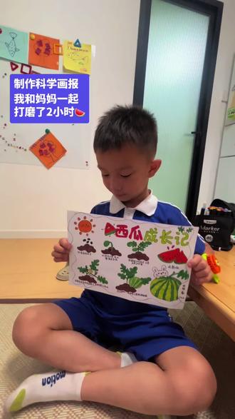 制作科学画报,我们一起画了2小时
棒棒哒小男孩👦