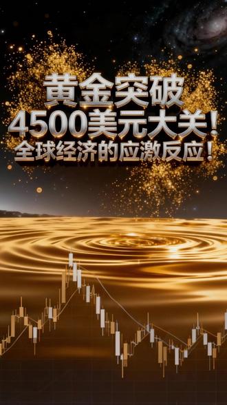 黄金突破4500美元大关!全球经济的‘应激反应’! #财经 #经济 #硬核深度计划 #黄金