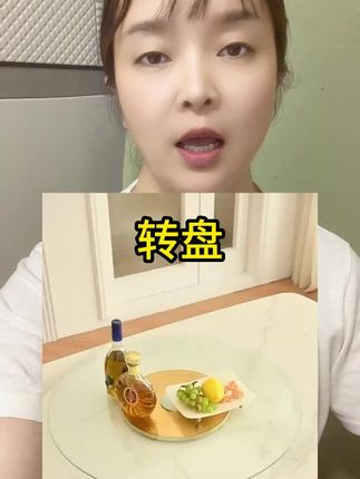 钢化玻璃转盘防爆家用餐桌转盘酒店大圆桌转盘旋转商用转盘圆餐桌