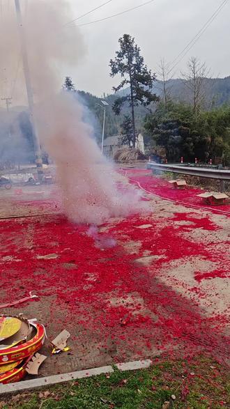 2026年初一出行,鞭炮放起来##原生态乡村生活