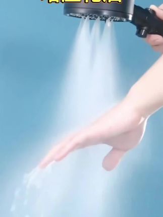增压淋浴花洒喷头浴室淋雨洗澡热水器浴霸加压花洒莲蓬头手持家用#增压花洒 #增压花洒喷头 #增压花洒套装