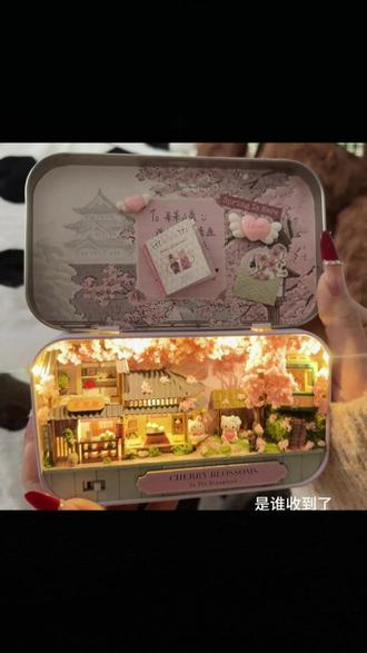 diy小屋盒子剧场微缩场景手工制作迷你小房子拼装模型礼物 #diy #手工diy #手工制作 #智趣屋diy #微场景制作