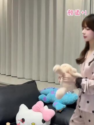 #上热门 少女粉色波点冰丝睡衣女款秋季高级蕾丝边长袖长裤家居家两件套装#睡衣 #冰丝睡衣 #高档睡衣 #春秋睡衣