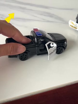 1:36合金警车系列#原创视频 #小比例车模 #合金车模 #玩具推荐