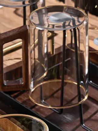 #郝邵文 推荐#水杯 #茶杯 #玻璃杯 #玻璃茶杯 家用茶杯6只装客人杯子男士泡茶专用绿茶杯2025新款玻璃水杯套装
