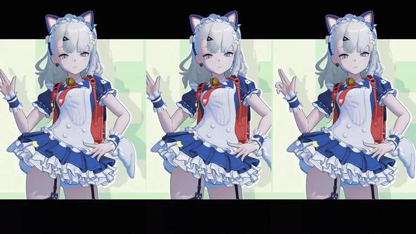 千夏跳舞,三屏跳舞 #壁纸引擎wallpaper #跳舞不是罪过 #千夏