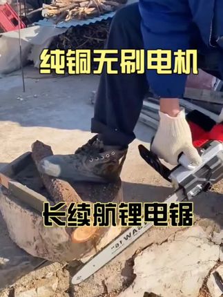 #锂电锯 #电链锯 #锂电锯推荐 #园林工具 #锯木头