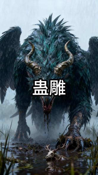 山海经神兽,蛊雕 山海经神兽,蛊雕#科幻 #山海经 #蛊雕 #神兽 #神话