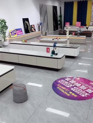 全实木高端客厅家具,环保健康,隐藏踢脚线 #落地电视柜 #茶几电视柜 #实木茶几 #电视柜定制 #岩板电视柜