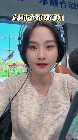 #寒假放假 宿州市放假时间确定啦!#创作人计划 #假期 #来自热心市民的溜达建议