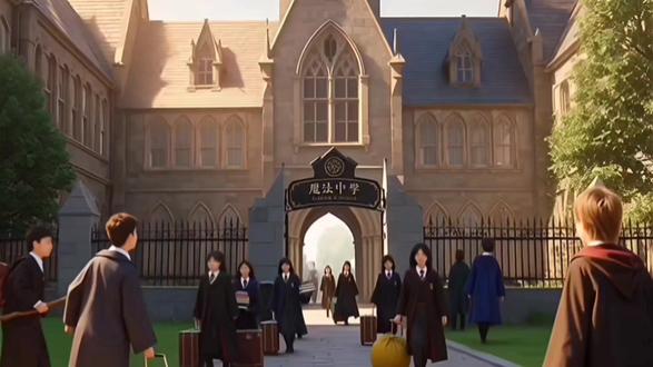 相恋的魔药师:哈利波特版 #魔法之旅 #ai #ai视频 #ai动画 #魔药学教授