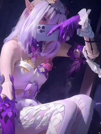 你的翁法罗斯小女友 #cos #遐蝶 #崩坏星穹铁道 #二次元 #随拍