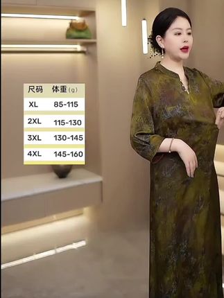 蝶影新中式新款百搭不褪色老料花萝提花连衣裙女中长款休闲女装#新款上市#蝶影新中式新款百搭不褪色老料花萝提花连衣裙女中长款休闲女装#谁穿谁好看#穿出女人味